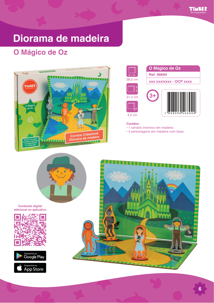 O Mágico de Oz, linha Contos Clássicos.